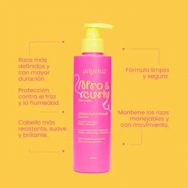 Crema para Peinar Curly Anyeluz - Imagen 3