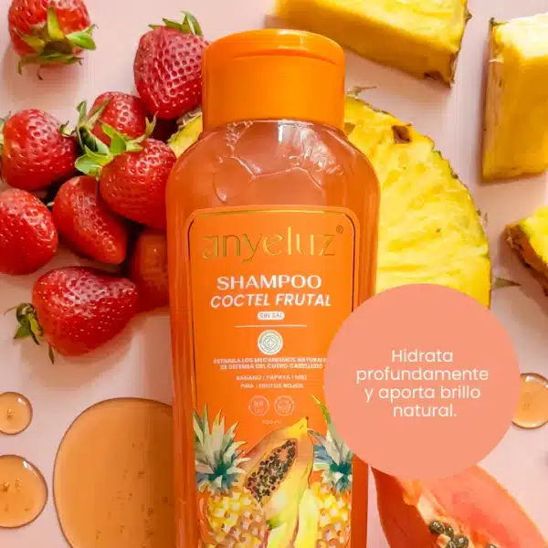 Shampoo Coctel Frutal Anyeluz - Imagen 3