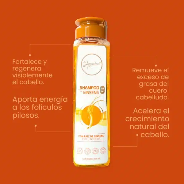 Shampoo de Ginseng Anyeluz - Imagen 2