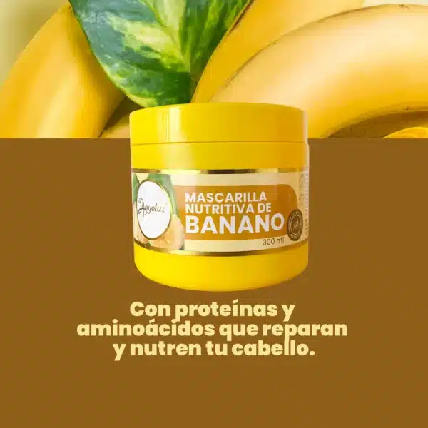 Mascarilla Nutritiva Banano Anyeluz - Imagen 2