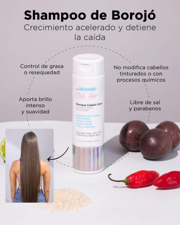 Shampoo de Aji Click Hair - Imagen 3