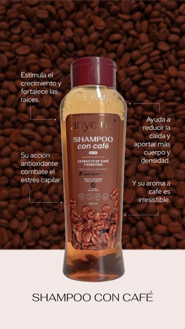 Shampoo con Café Anyeluz