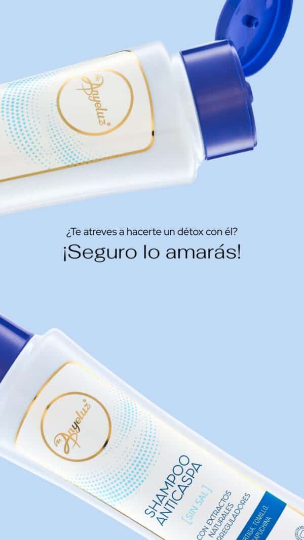Shampoo Anticaspa Anyeluz - Imagen 3